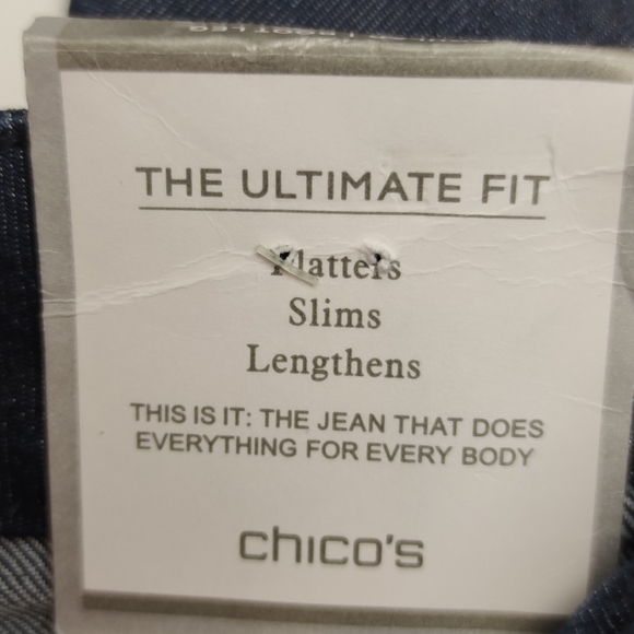 Chico's Jeans The Ultimate Fit NWT Bootcut Size 0 - Picture 9 of 13